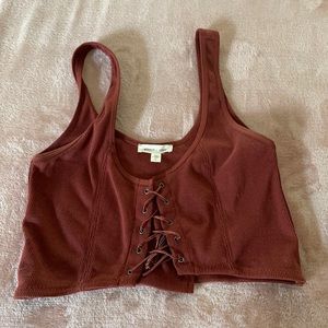 Urban outfitters - Criss cross crop top.